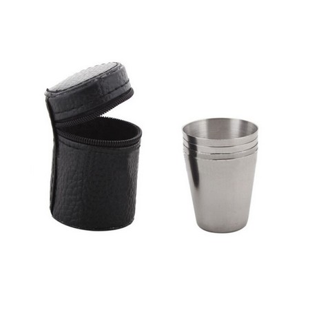 Stainless Steel Shot Glass Set