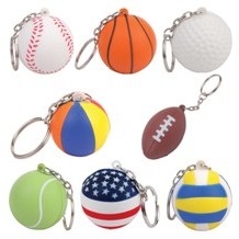 Stress Reliever Balls Keychain