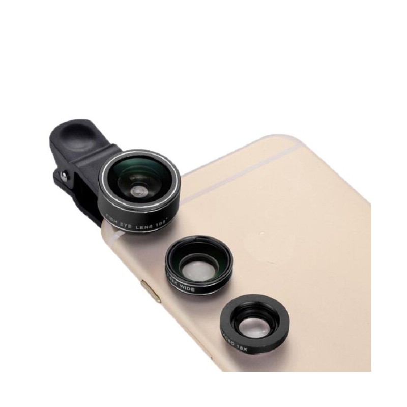 Universal 3 in 1 Cell Phone Camera Lens Kit