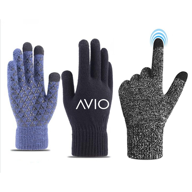 Winter Touch Screen Knit Freezer Gloves