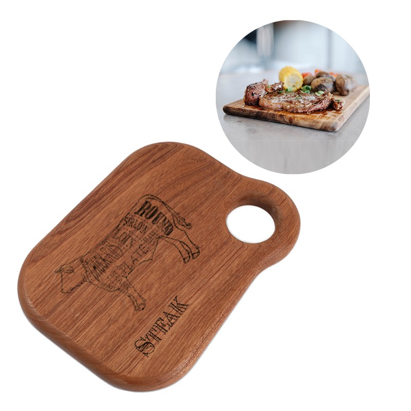 Wood Steak Board And Tray