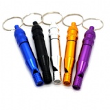 Pillbox Keychain With Whistle