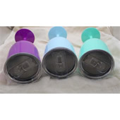 10oz Double Wall Stainless Steel Goblet With Lid