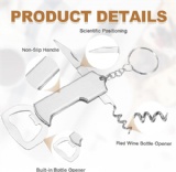 Compact Bottle Opener Keychain