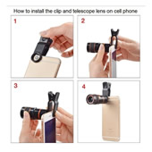 12X Zoom Optical Phone Camera Telescope Lens