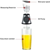 17oz Oil and Vinegar Measured Bottle with No Drip Bottle Spo