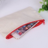 Cotton Canvas Reusable Zippered Bags