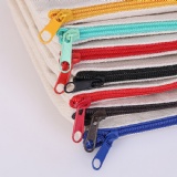 Cotton Canvas Reusable Zippered Bags