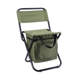 Lightweight Folding Chair Seat with Cooler Bag