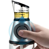 17oz Oil and Vinegar Measured Bottle with No Drip Bottle Spo