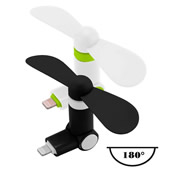 180 Degree Rotating Cellphone Fan