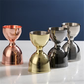 1oz/2oz Cocktail Measuring Jigger-Silver