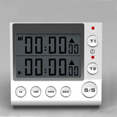 2 Group General Digital Kitchen Countdown Timer