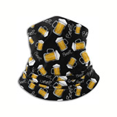 2-Layer Reusable Face Mask Hemmed Neck Gaiter