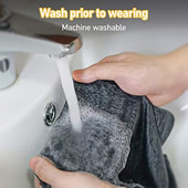 2-Layer Reusable Face Mask Hemmed Neck Gaiter