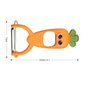 2 in 1 Carrot Shape Peeler