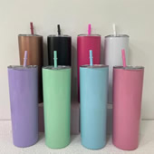 20 Oz Skinny Tumblers with Lids