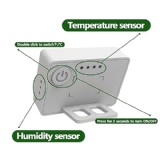 Mini Thermometer Hygrometer with Comfort Indicator