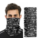 Multifunctional Seamless Tube Neck Gaiter Headwear Bandana
