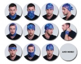 Multifunctional Seamless Tube Neck Gaiter Headwear Bandana