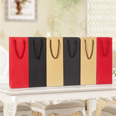 250G Kraft Wine Paper Shopping Bag