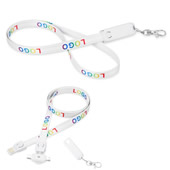 3-in-1 Lanyard Cell Phone Charging Cable with Type-C 3-in-1 Lanyard Cell Phone Charging Cable with Type-C