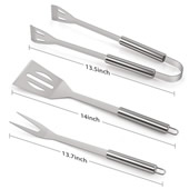 3 pieces BBQ Grill Tools Set