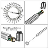 304 Stainless Handheld Milk Frother