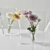 Acrylic Photo Frame Shaped Floral Vase