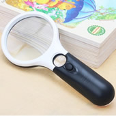 3X 45x LED Handheld Magnifier