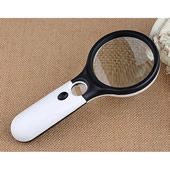 3X 45x LED Handheld Magnifier