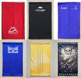 Custom Hemmed Neck Gaiter Tube Bandana Headwear Face Mask