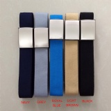 Canvas Belt with Metal Buckle