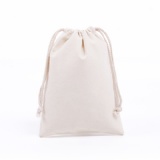 Stock Cotton Canvas Drawstring Bag