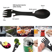 5 In 1 Multifunction Camping Outdoor Spoon Fork