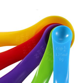 5 Pieces Plastic Measuring Spoons
