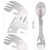 5 in 1 Multifunctional Stainless Steel Sporks