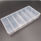 6 Compartments Visible Tackle Box