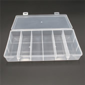 6 Compartments Visible Tackle Box