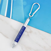 6 In 1 Metal Tool Pen With Key Ring