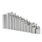 6 oz Stainless Steel Hip Flask