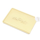 Credit Card Shaped Mirror With Leather Cover