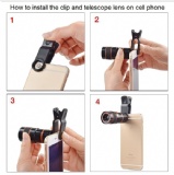 12X Zoom Optical Phone Camera Telescope Lens