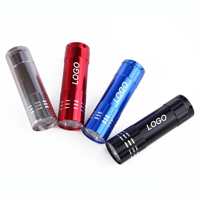 9 LED Mini Aluminum Alloy Flashlight 9 LED Mini Aluminum Alloy Flashlight