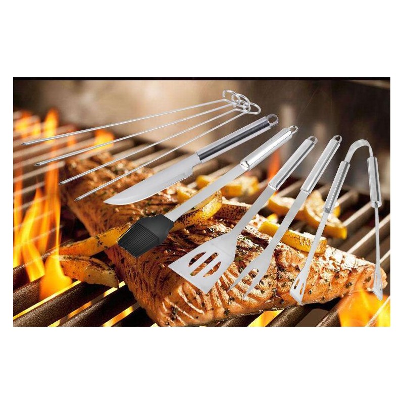 9 Pieces BBQ Grill Tool Set