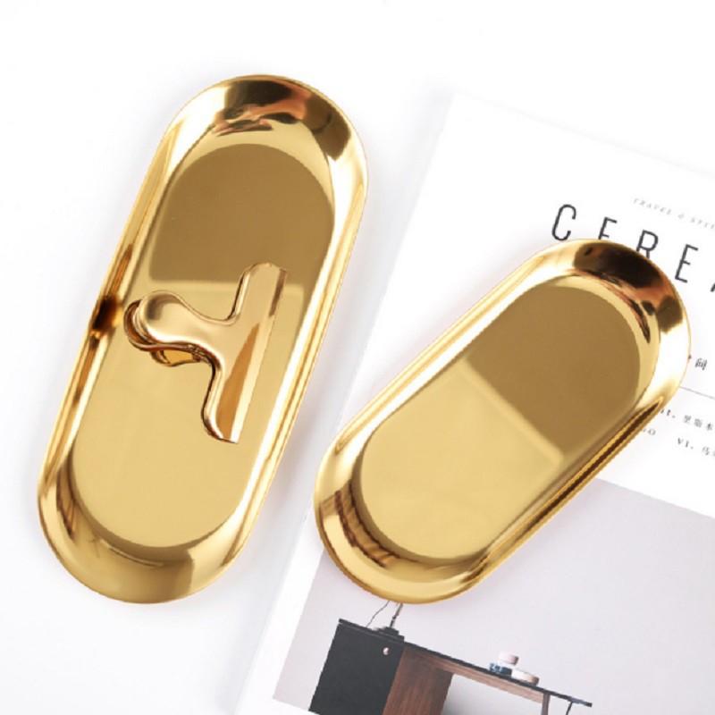 9 inch Oval Stainless Steel Tray