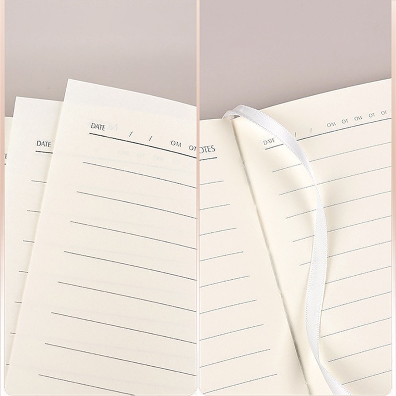 96 Sheets A5 Notebook With Soft Touch Ballpoint Pen