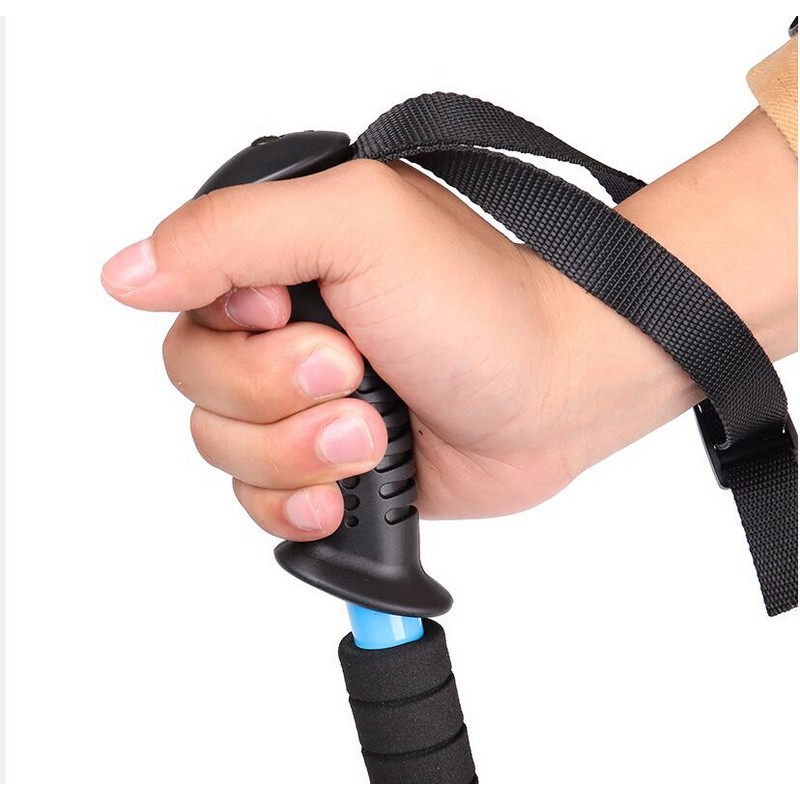 Adjustable Anti Shock Trekking Poles with Compass