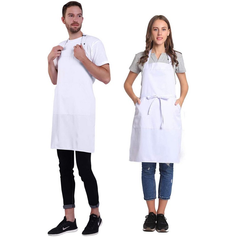 Adjustable Apron w/Pocket Long Ties