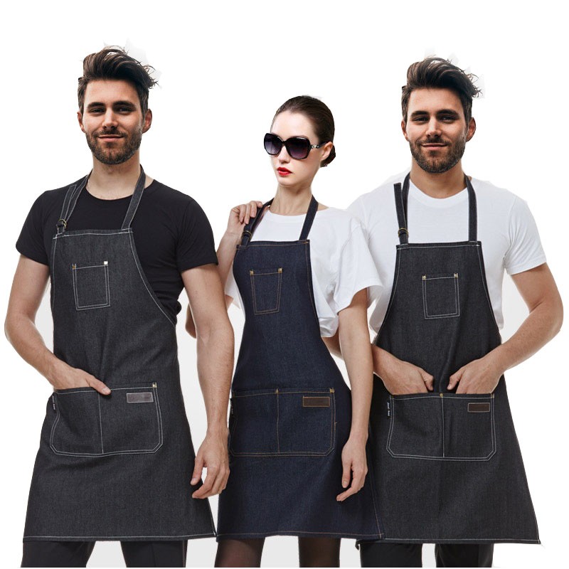 Adjustable Bibbed Denim Apron Adjustable Bibbed Denim Apron